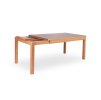 Stôl KETTY masív BUK prírodný rozkladací