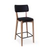 Barová stolička DIXIA  Moderná barová stolička DIXIE | Masívny dub a vysoká nosnosť