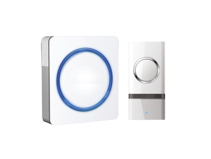 SMART bezdrátový zvonek, do zásuvky, 120m, bílý