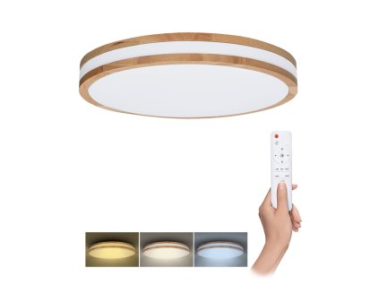LED osvětlení s dálkovým ovladačem Woody, 60W, 4200lm, 50cm, změna chromatičnosti, stmívatelné