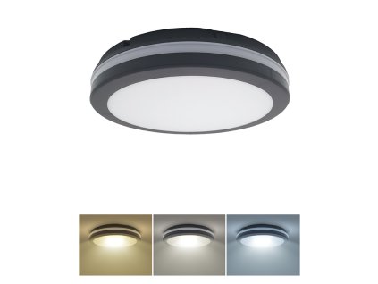 LED osvětlení s nastavitelným výkonem a teplotou světla, 18/22/26W, max. 2210lm, 3CCT, IP65, 30cm