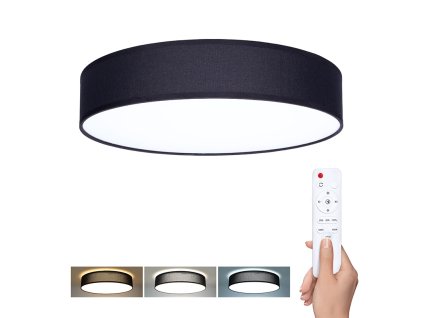 LED osvětlení s dálkovým ovladačem Penley, 48W, 3360lm, 40cm, změna chromatičnosti, stmívatelné