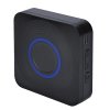 SMART bezdrátový zvonek, bateriový + USB, 200m, černý, learning code