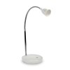 LED stolní lampička, 2.5W, 3000K, podstavec, bílá barva