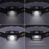 LED čelová svítilna, 3W + červené světlo, 3x AAA