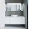 LED koupelnové osvětlení nad zrcadlo, 12W, 900lm, 4000K, IP44, 60cm, stříbrné