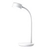 LED stolní lampička, 4,5W, 300lm, 3CCT, bílá, podstavec