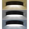 LED osvětlení s dálkový ovladačem, 36W, 2300lm, 30cm, změna chromatičnosti, stmívatelné, černá