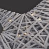 LED ratanová hvězda, 40x LED, 2xAA, 40cm