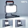 LED reflektor 20W, přenosný, nabíjecí, 2000lm, oranžovo-černý