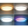 LED osvětlení s dálkovým ovladačem Floco, 30W + 6W RGB, 2100lm, 40cm, změna chromatičnosti, stmívatelné