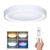 LED osvětlení s dálkovým ovladačem Floco, 30W + 6W RGB, 2100lm, 40cm, změna chromatičnosti, stmívatelné