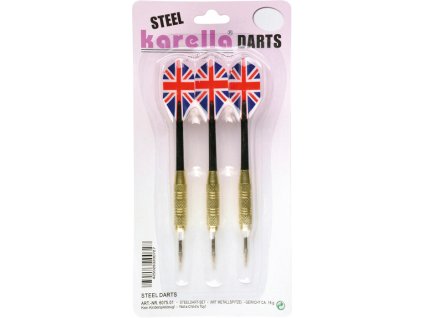 SIMONIS Karella Steel England 18 gr - sada 3 šípiek