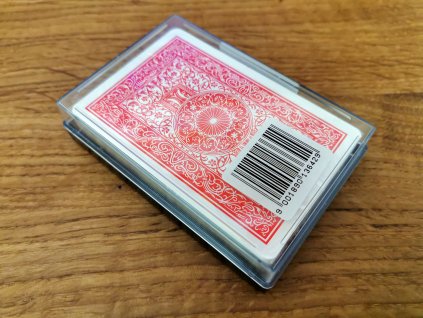 Plastové karty PIATNIK Poker, Bridž 100% PLASTIC červený index