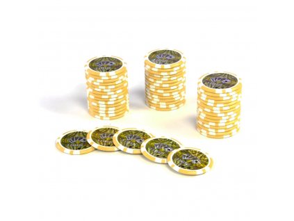 Kusový žetón design Ocean hodnota 1000 - 50 ks