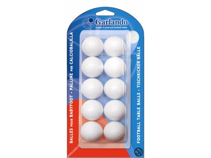 10ks Garlando lopta biela 34mm á 17g
