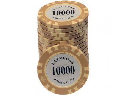 Kusový žetón na poker Las Vegas Pokerclub 10 000