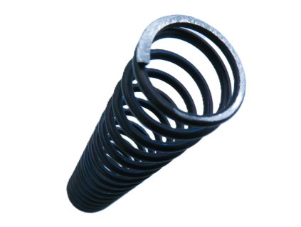 Dlouhá pružina mechanismu vyhazování hrušky silového automatu