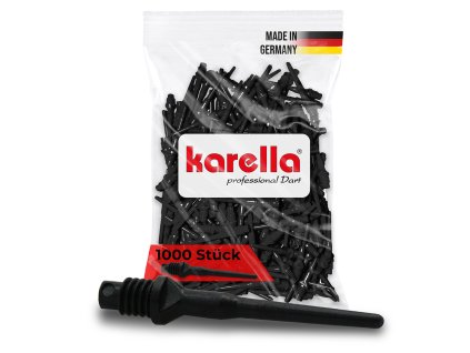 Hroty Soft 2BA mäkké Karella 1000ks - čierne