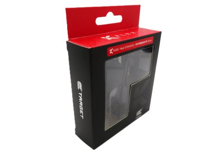 Target K-Flex No.2 letky na šípky 26 mm čierne, 3 ks