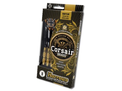 Šípky Harrows Corsair soft 16 g – K2black