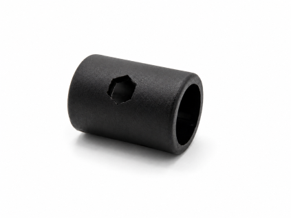 Plastový doraz brankára na tyč 13 mm – čierny