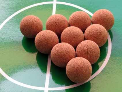Loptičky na stolný futbal korok 10 ks 35 mm