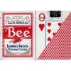 Poker karty Bicycle Bee Jumbo index - Červené