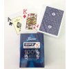 Poker karty Fournier EPT 100% Plastic - Index: Modrá