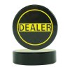Poker Dealer Button - Black Dealer