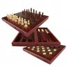 Šach, backgammon a dáma set 3v1