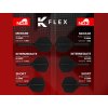 Target K-Flex No.6 letiek na šípky 19 mm čierne, 3 ks