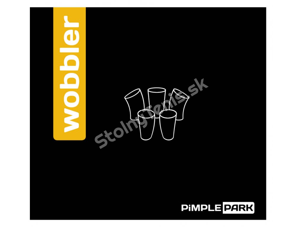 Poťah PimplePark Wobbler (Poťah farba čierny / BLACK, Hrúbka špongie 1,0 mm)