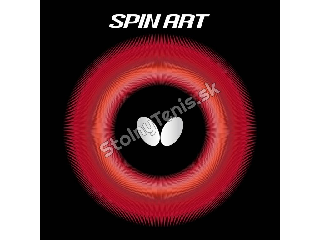 Poťah Butterfly Spin Art (Farba poťahu čierny / BLACK, Hrúbka špongie 2,1 mm)