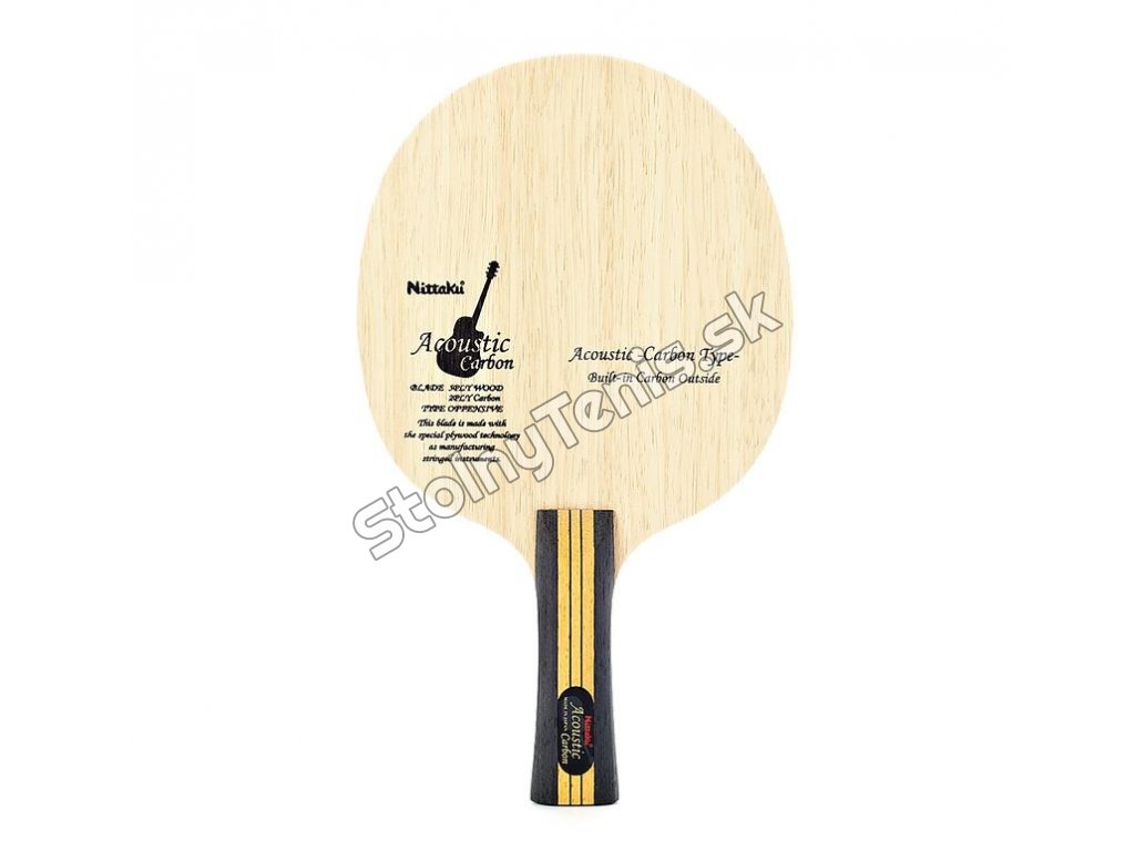 Nittaku Acoustic Carbon Outer(Handle type Flared / FL)