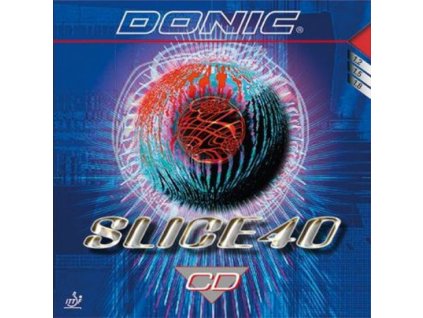 Poťah Donic Slice 40 CD (Poťah farba čierny / BLACK, Hrúbka špongie 1,8 mm)