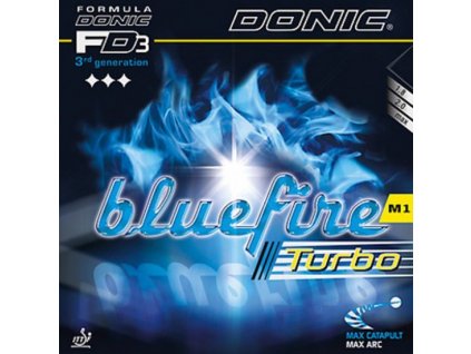 Poťah Donic Bluefire M1 Turbo (Poťah farba čierny / BLACK, Hrúbka špongie max)