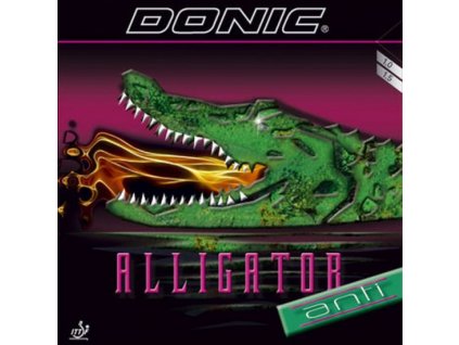 Poťah Donic Alligator Anti (Poťah farba čierny / BLACK, Hrúbka špongie 1,5 mm)