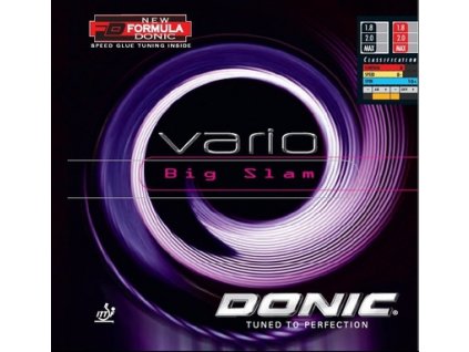 Poťah Donic Vario Big Slam (Poťah farba čierny / BLACK, Hrúbka špongie max)