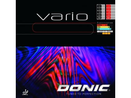 Poťah Donic Vario (Poťah farba čierny / BLACK, Hrúbka špongie max)