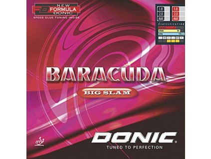 Poťah Donic Baracuda Big Slam (Poťah farba čierny / BLACK, Hrúbka špongie max)