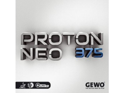 Poťah Gewo Proton NEO 375 (Poťah farba čierny / BLACK, Hrúbka špongie max)