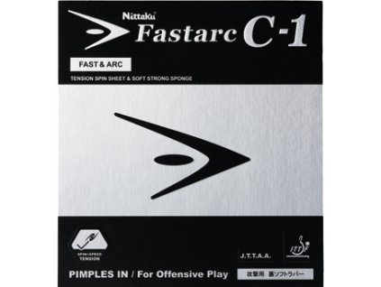 Poťah Nittaku Fastarc C1 (Poťah farba čierny / BLACK, Hrúbka špongie 2,0 mm)