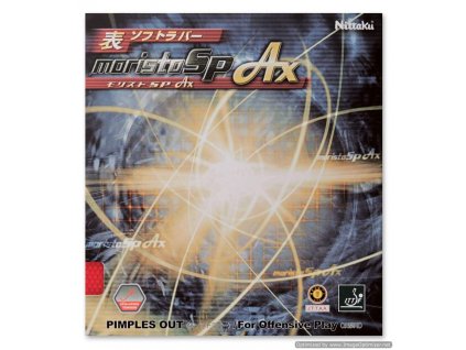 Poťah Nittaku Moristo SP AX (Poťah farba čierny / BLACK, Hrúbka špongie 2,0 mm)