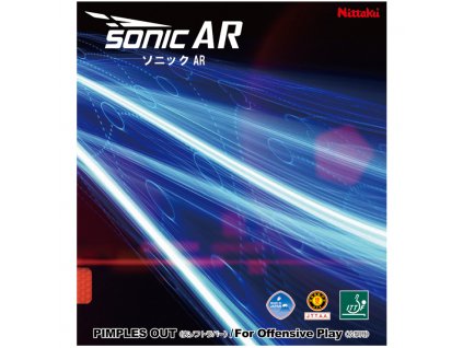 Poťah Nittaku Sonic AR (Poťah farba čierny / BLACK, Hrúbka špongie 2,0 mm)