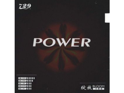 Poťah Friendship Bloom Power Hard (Poťah farba čierny / BLACK, Hrúbka špongie 2,2 mm)