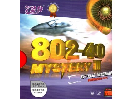 Poťah Friendship 802-40 Mystery (Poťah farba čierny / BLACK, Hrúbka špongie 2,2 mm)