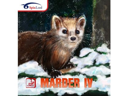 Poťah SpinLord Marder IV (Poťah farba čierny / BLACK, Hrúbka špongie 2,1 mm)