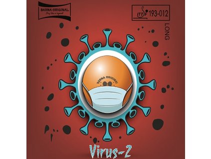 Poťah BARNA Original Virus-2 (Poťah farba čierny / BLACK, Hrúbka špongie 1,0 mm)