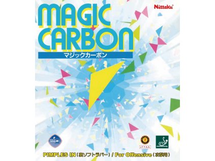 Poťah Nittaku Magic Carbon (Poťah farba čierny / BLACK, Hrúbka špongie 1,8 mm)